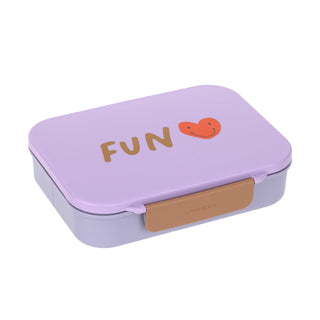 Lässig Bento-Lunchbox Little Gang Heart lilac