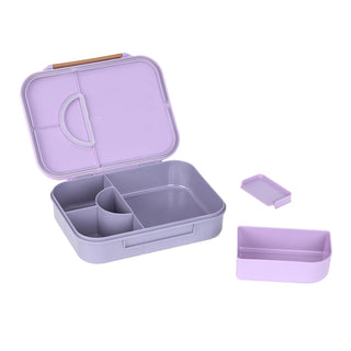 Lässig Bento-Lunchbox Little Gang Heart lilac