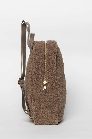Studio Noos mini Brown Chunky Backpack - gepersonaliseerd
