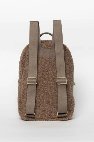 Studio Noos mini Brown Chunky Backpack - gepersonaliseerd