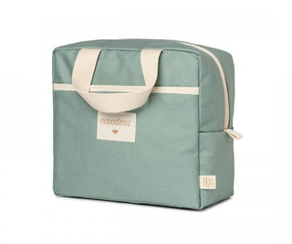 Nobodinoz Sunshine insulated lunch bag - Eden green