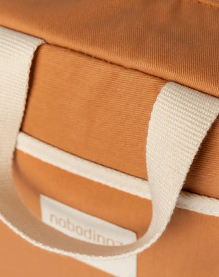 Nobodinoz Sunshine insulated lunch bag - cinnamon