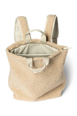 Studio Noos Ecru Teddy Adult Backpack