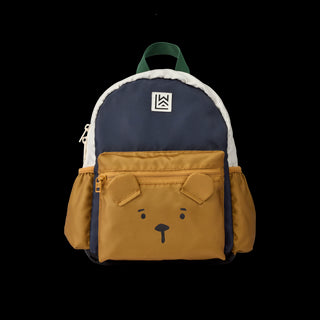 Liewood Andreas Bear Backpack - Classic navy multi mix