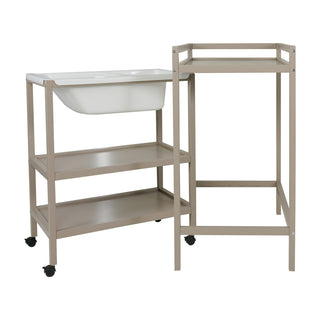 Quax Luiertafel met Bad - Basic - Stone
