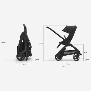 Bugaboo Dragonfly kinderwagen complete black