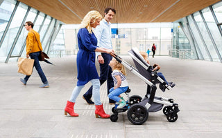 Lascal Buggy Board Maxi + Black with Saddle Grey