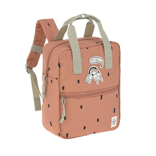 Lässig Mini Square Backpack - Happy Prints caramel