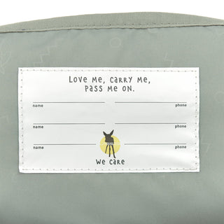 Lässig Mini Square Backpack - Happy Prints light olive