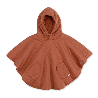 Bemini Reisponcho 9-36m Brick PADY QUILTED + JERSEY