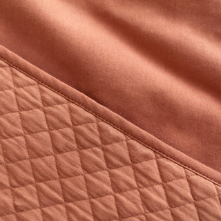 Bemini Reisponcho 9-36m Brick PADY QUILTED + JERSEY
