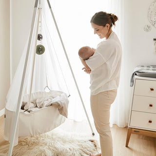 Leander Classic™ Cradle w. mattress White