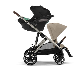 Cybex Gazelle S - Almond beige taupe frame