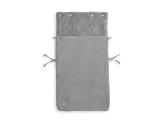 Jollein Voetenzak groep 0+ 3/5 punts Basic knit stone grey