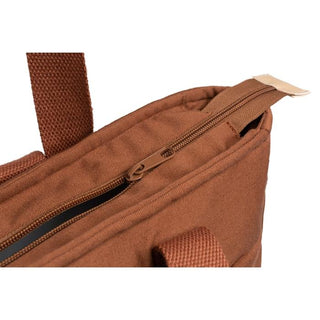 Nobodinoz Baby on the go waterproof changing backpack • clay brown