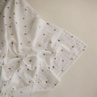 Mushie Swaddle - Boats