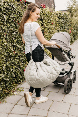 Play & Go Meadow Green Organisch babymat opbergzak