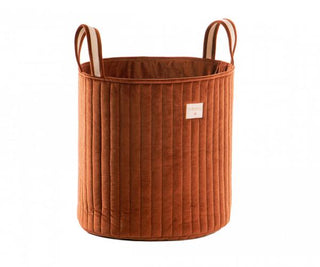 Nobodinoz Savanna toy bag • velvet wild brown