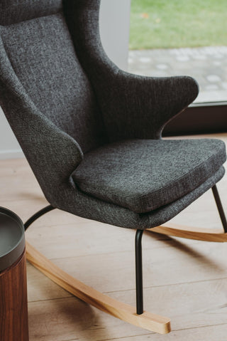 Quax Rocking Adult Chair De Luxe - Zwart