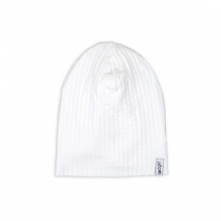 Lodger Baby Beanie - Cloud Dancer Seersucker