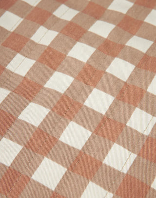 Nobodinoz Hyde Park stroller organizer - Terracota Checks
