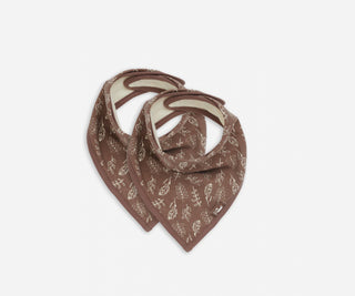 Jollein Slab Bandana Meadow - Chestnut - 2 Stuks