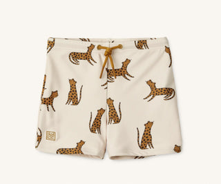 Liewood Otto Printed Swim Pants - Leopard Sandy