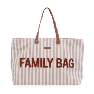 Childhome Family Bag Verzorgingstas - Stripes - Nude Terracotta