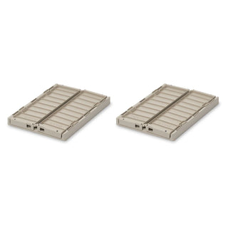 Liewood Weston Small Storage Box 2-Pack - Sandy