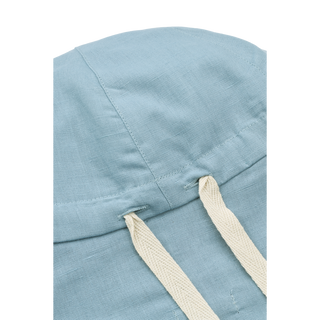 Liewood Gorm linen sun hat - Beach blue
