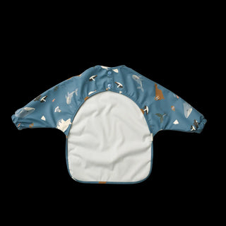 Liewood Merle Printed Cape Bib - Arctic Sea Ocean view