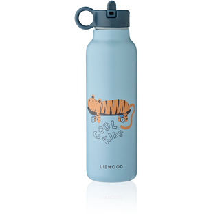 Liewood Falk Water Bottle 500ml Tiger Beach blue
