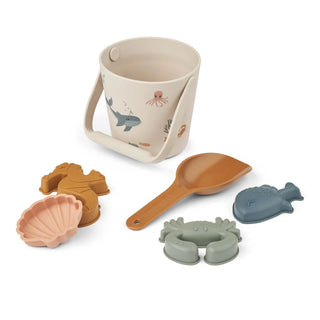 Liewood Gilma Sea Creature Beach Set - Sea creature Sandy