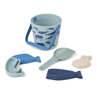 Liewood Gilma Sea Creature Beach Set - Ocean Pure sky