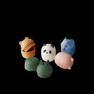 Liewood Gaby bath toys 5-pack - Creme de la creme multi mix