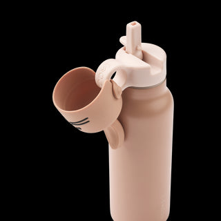 Liewood Falk Water Bottle With Rabbit Lid 350 ml - Pale tuscany