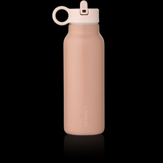 Liewood Falk Water Bottle With Rabbit Lid 350 ml - Pale tuscany
