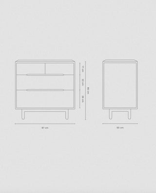 Nobodinoz Pure oak wood dresser