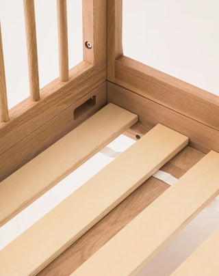 Nobodinoz Pure oak wood single bed