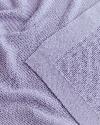 Hvid Blanket Gust - Lilac