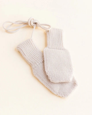 Hvid MITTENS - cream