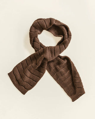 Hvid scarf Jacobino - Mocha