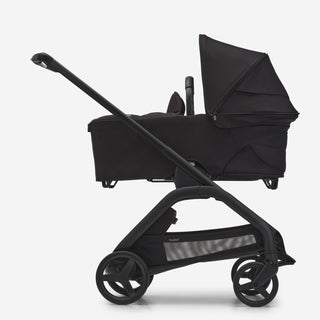 Bugaboo Dragonfly kinderwagen met wieg en stoel complete black + cupholder + seatliner showroommodel