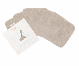 Timboo Herbruikbare doekjes - Feather Grey